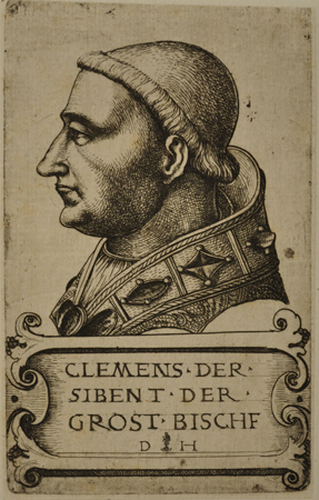 Hopfer Daniel - Ritratto di Clemente VII